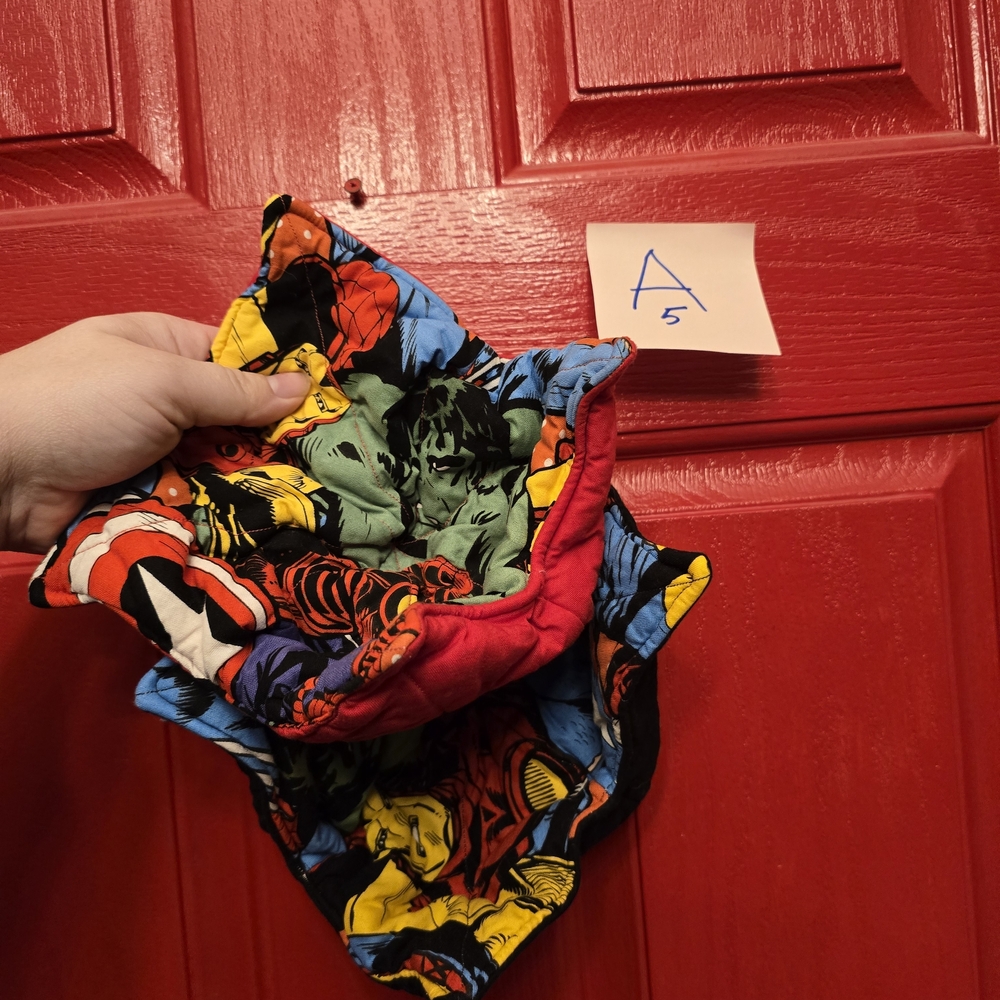 Colorful Superhero Print Fabric